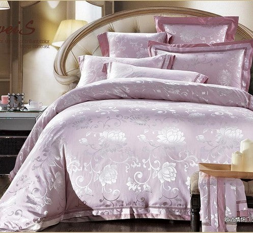 4-Piece Set Of European-Style Luxury Light Luxury Bedding - Image 2