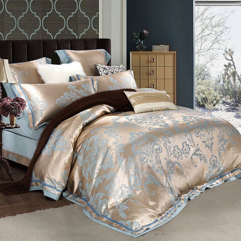 4-Piece Set Of European-Style Luxury Light Luxury Bedding - Image 11