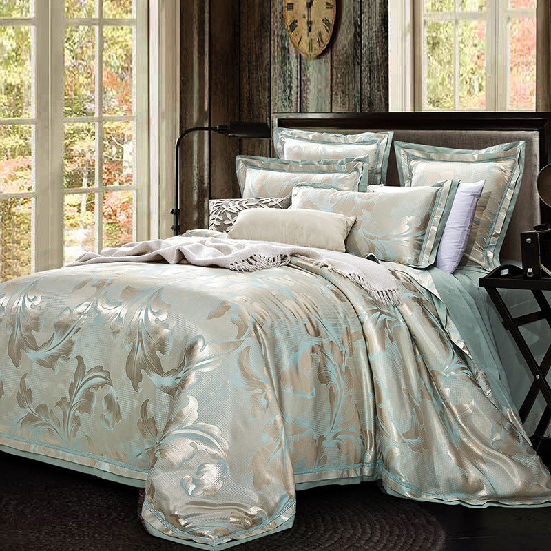 4-Piece Set Of European-Style Luxury Light Luxury Bedding - Image 12