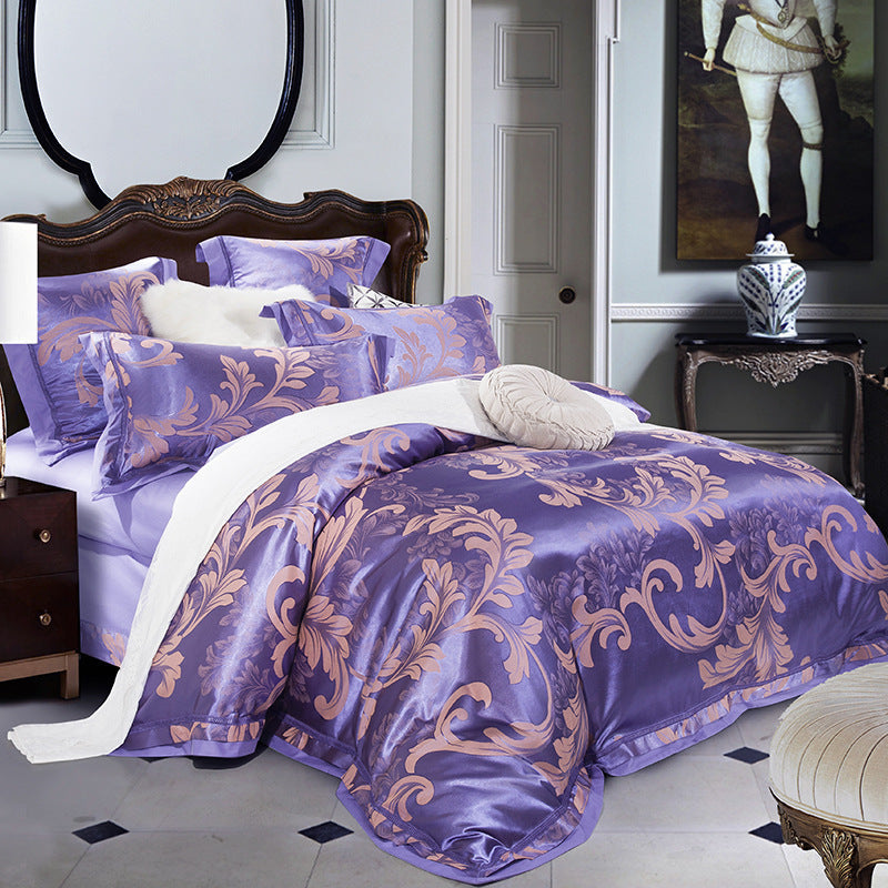 4-Piece Set Of European-Style Luxury Light Luxury Bedding - Image 9