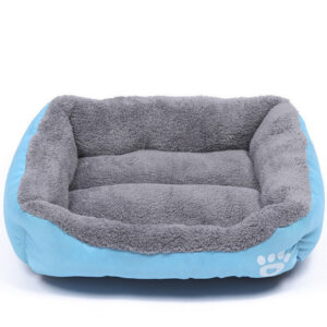Dog Kennel Four Seasons Universal Footprint Cotton Wool Pet Kennel Candy Color Square Kennel Mats Universal Cross-Border Supply For Large, Medium And Small Dogs