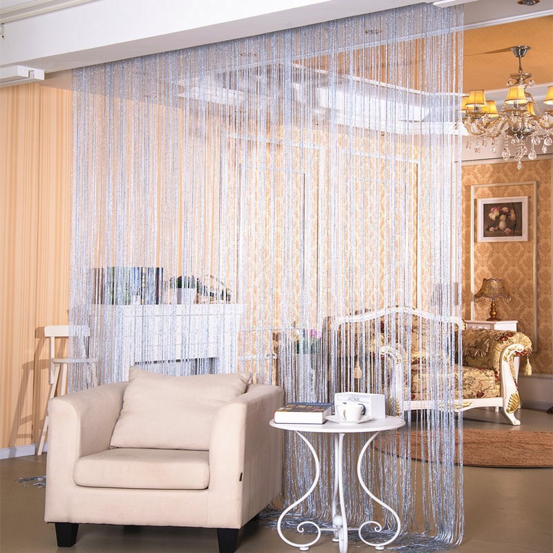 Door Curtain Dilver Thread Curtain Partition Curtain Hanging Curtain Window Screen - Image 12