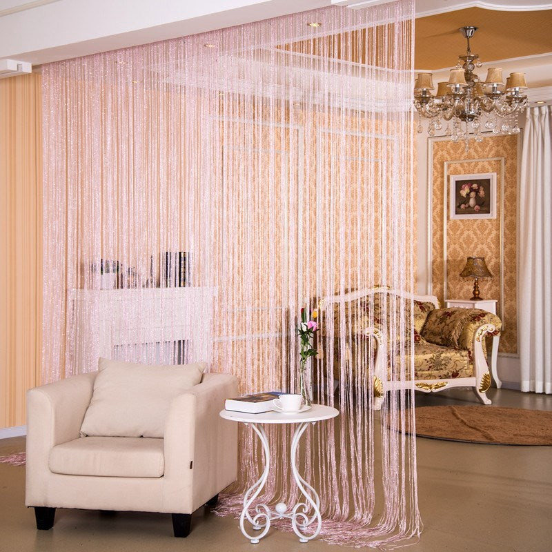 Door Curtain Dilver Thread Curtain Partition Curtain Hanging Curtain Window Screen - Image 9