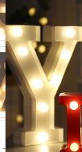 Luminous LED Letter Number Night Light English Alphabet Number Battery Lamp Romantic Wedding Christmas Party Decoration - Image 90