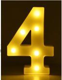 Luminous LED Letter Number Night Light English Alphabet Number Battery Lamp Romantic Wedding Christmas Party Decoration - Image 52