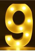 Luminous LED Letter Number Night Light English Alphabet Number Battery Lamp Romantic Wedding Christmas Party Decoration - Image 57