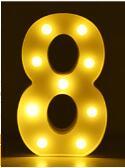 Luminous LED Letter Number Night Light English Alphabet Number Battery Lamp Romantic Wedding Christmas Party Decoration - Image 56