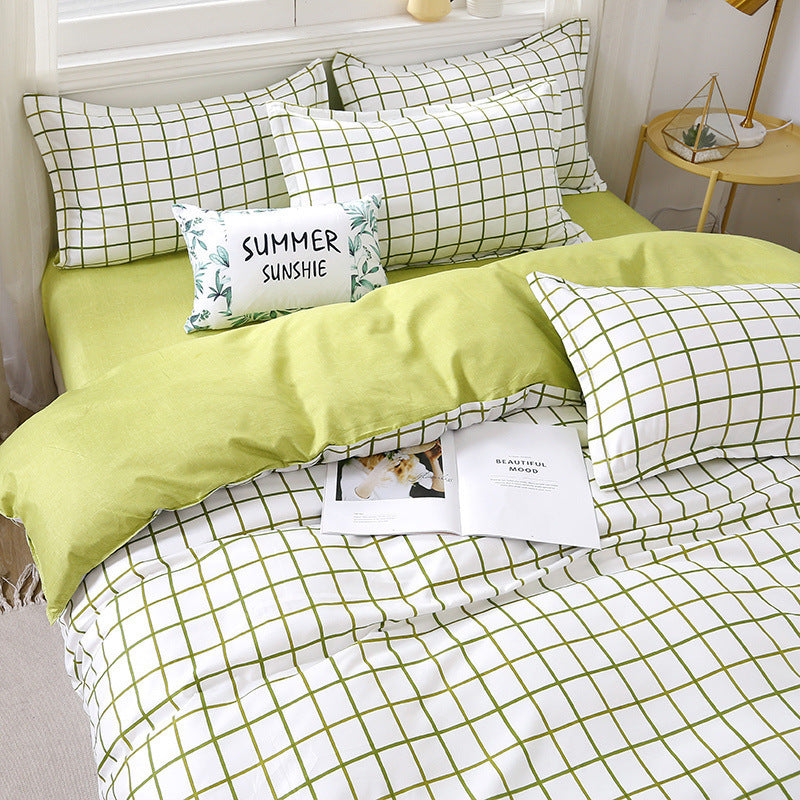 Gift Aloe Cotton Sheet Duvet Cover Sheet Four Piece Set - Image 6
