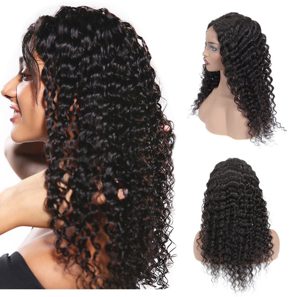 European And American Wig Female Human Hair Wigs Before Lace Real Person - Image 6