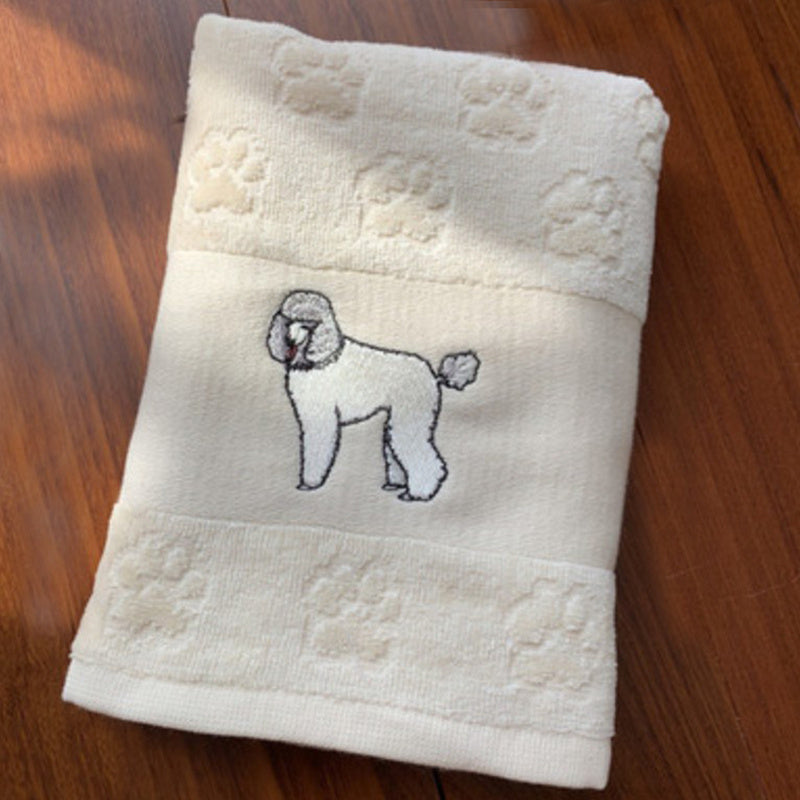 Dog Embroidery Water Absorbing Wash Towel - Image 12