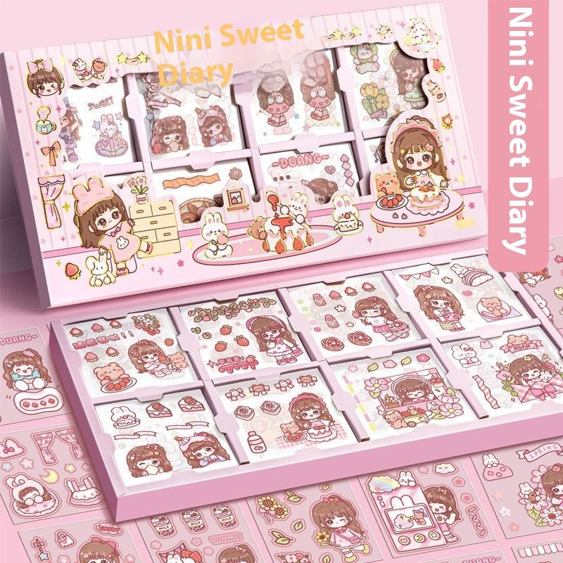 200 PET Tent Stickers With Seamless Waterproof Cartoon Design - Image 8