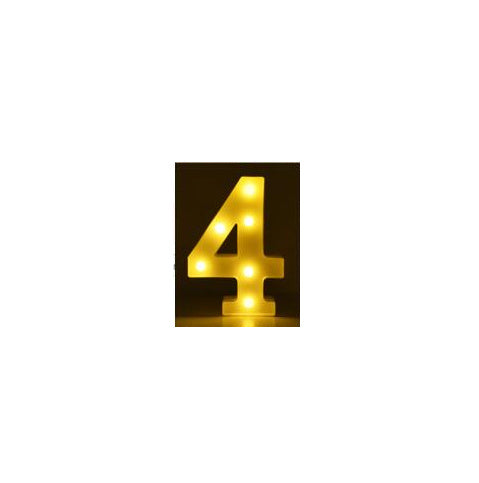 Luminous LED Letter Number Night Light English Alphabet Number Battery Lamp Romantic Wedding Christmas Party Decoration - Image 10
