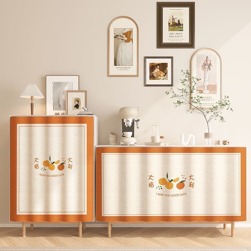 Punch-free Cabinet Shade Curtain Kitchen Door Curtain - Image 9