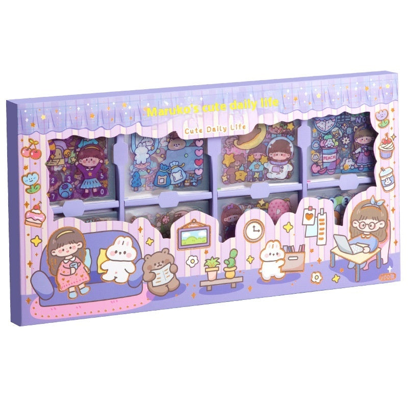 200 PET Tent Stickers With Seamless Waterproof Cartoon Design - Image 3
