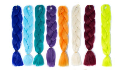 African black braid hair braid hair braid high temperature wire braid hair African wig - Image 4