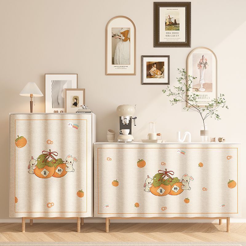 Punch-free Cabinet Shade Curtain Kitchen Door Curtain - Image 10