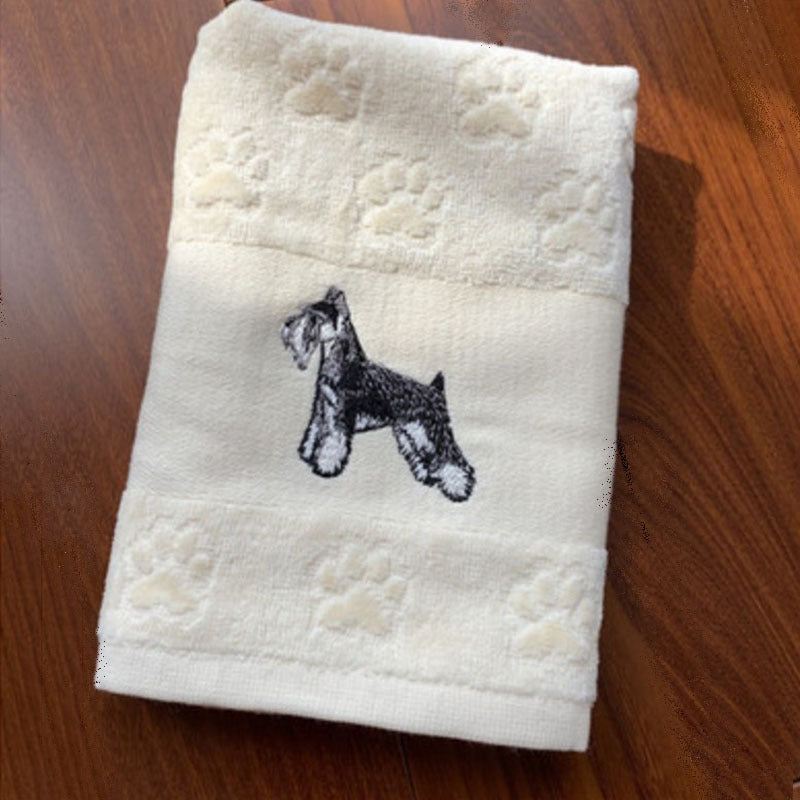 Dog Embroidery Water Absorbing Wash Towel - Image 15