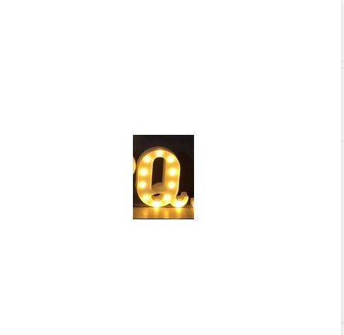 Luminous LED Letter Number Night Light English Alphabet Number Battery Lamp Romantic Wedding Christmas Party Decoration - Image 37