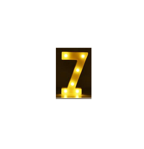Luminous LED Letter Number Night Light English Alphabet Number Battery Lamp Romantic Wedding Christmas Party Decoration - Image 13