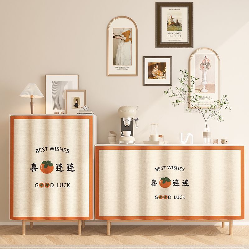Punch-free Cabinet Shade Curtain Kitchen Door Curtain - Image 22