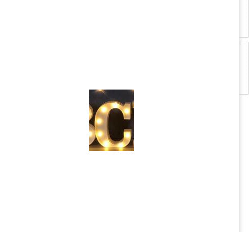 Luminous LED Letter Number Night Light English Alphabet Number Battery Lamp Romantic Wedding Christmas Party Decoration - Image 18