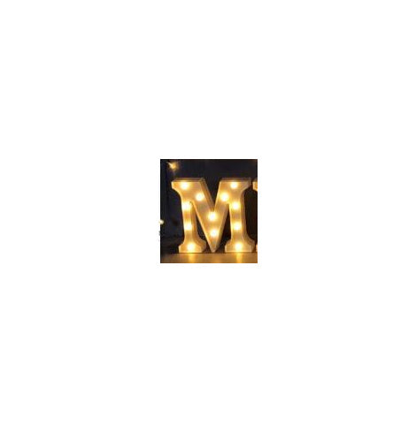 Luminous LED Letter Number Night Light English Alphabet Number Battery Lamp Romantic Wedding Christmas Party Decoration - Image 33