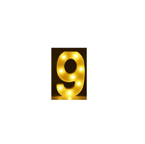 Luminous LED Letter Number Night Light English Alphabet Number Battery Lamp Romantic Wedding Christmas Party Decoration - Image 15