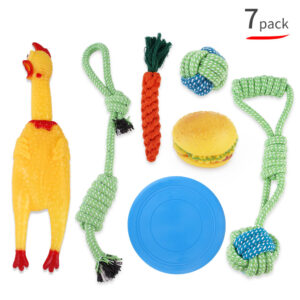 Toys Molar Teeth Resistant Bite Fighting Shiba Inu Interactive Pet Toy Set Dog Supplies