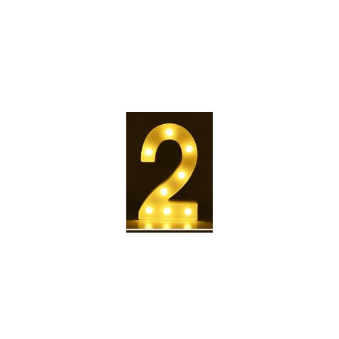 Luminous LED Letter Number Night Light English Alphabet Number Battery Lamp Romantic Wedding Christmas Party Decoration - Image 8