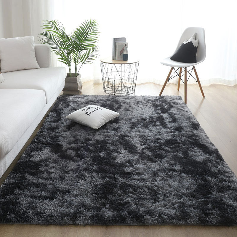 Silk Hair Tie-dyed Carpet Hair Plush Living Room Bedroom And Household - Image 10