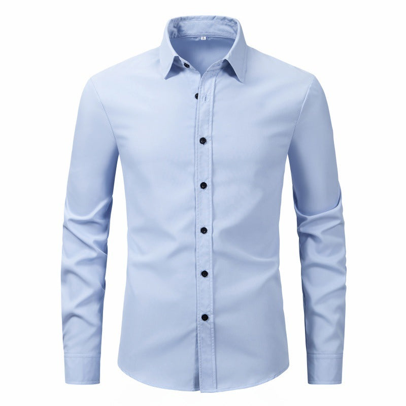 Fashion Slim Men's Long Sleeve Shirt - Image 6