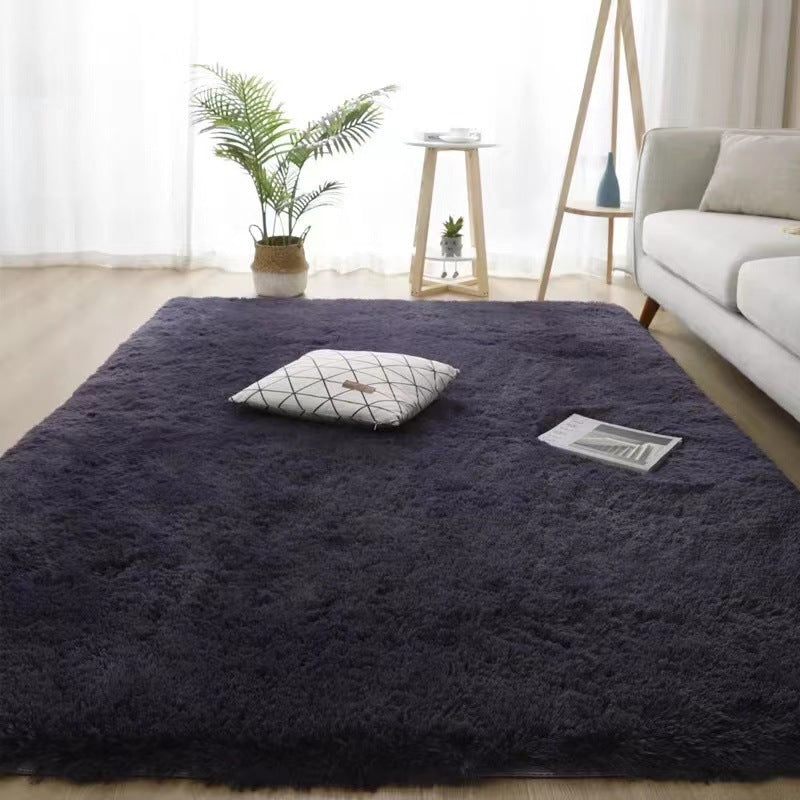Silk Hair Tie-dyed Carpet Hair Plush Living Room Bedroom And Household - Image 20