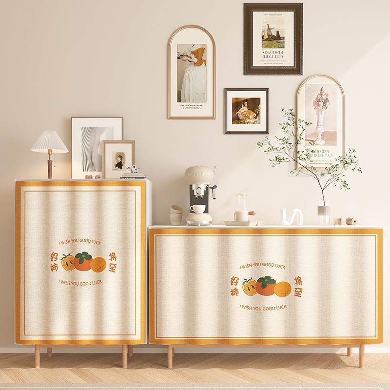 Punch-free Cabinet Shade Curtain Kitchen Door Curtain - Image 6