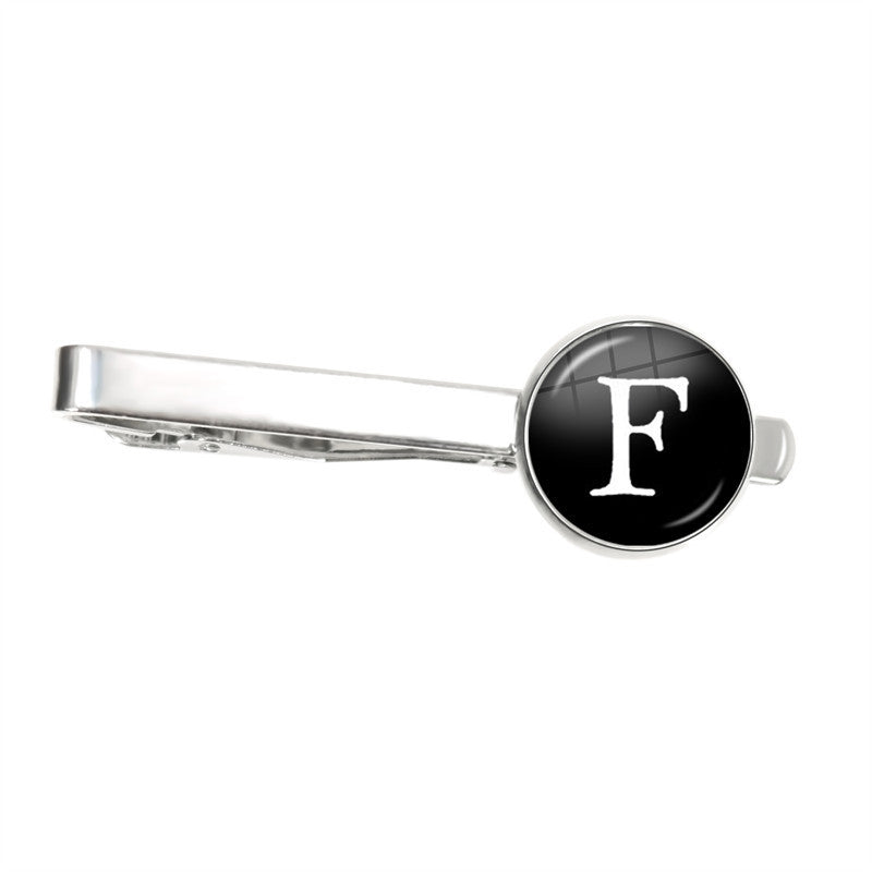 Letter Tie Clip Decoration With French Shirt - Image 28