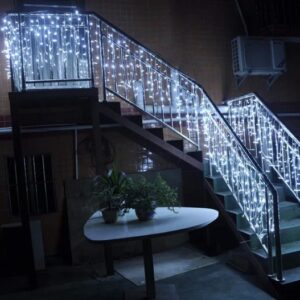 Curtain Icicle Lights Wedding Party LED Fairy Christmas Indoor Outdoor