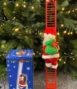Santa Claus Climbing Ladder Electric Santa Claus Climbing Ladder
